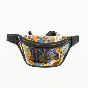 LIKE DREAMS Snakeskin Hologram Fanny Pack